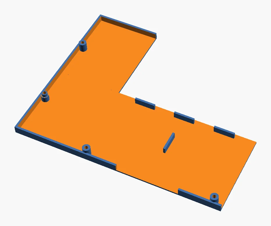 The right-hand rear shell